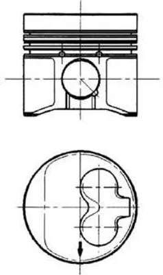 Obrázek produktu pro KOLBENSCHMIDT, píst 91429630