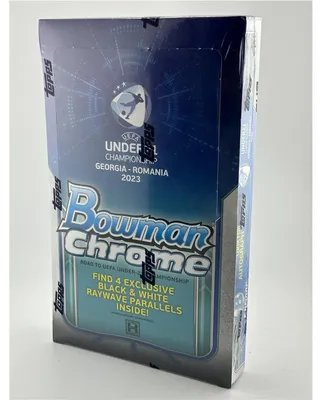 Produktbild von Bowman Chrome Road to 2023 UEFA Under-21 European Championship Fussball 1x Hobby Lite Box