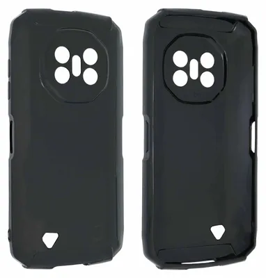 Produktbild von caseroxx Schutz-Hülle TPU-Hülle kompatibel mit Doogee Fire 3 Pro, Gummi Handy Tasche schwarz
