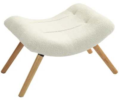 Produktbild von HOMCOM Sitzhocker, Fußhocker, Polsterhocker, Fußstütze bis 120 kg belastbar