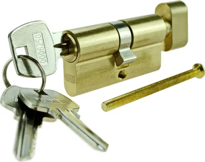 Produktbild von Zylinderschloss Zylinder Türschloss Schließzylinder Knaufzylinder Profilzylinder Länge K30/40 mm 3 Schlüssel
