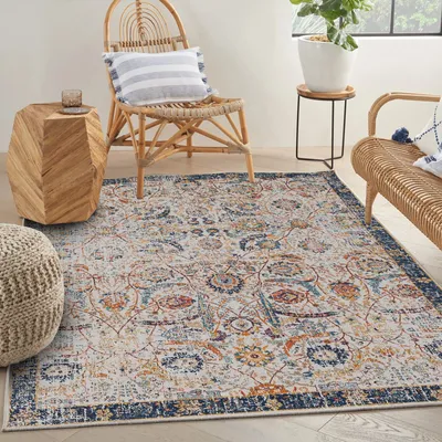 Produktbild von Conceptum Hypnose, Woopamuk236, Teppich (140 x 220), 70 % BAUMWOLLE / 30 % POLYESTER, Mehrfarbig, 140 x 220 cm