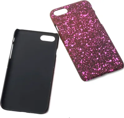 Produktbild von Handy Hülle Schutz Case Bumper Schale für Apple iPhone 8 3D Sterne Pink