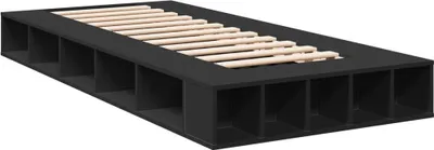 Produktbild von Bettgestell Schwarz 90x190 cm Holzwerkstoff