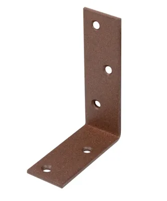 Produktbild von Alberts DURAVIS® Balkenwinkel,ungleichschenklig, rostbraun 75 x 100 x 30 mm