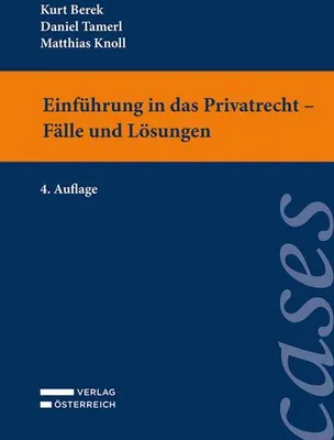 Obrázek produktu pro Einführung in das Privatrecht - Fälle und Lösungen