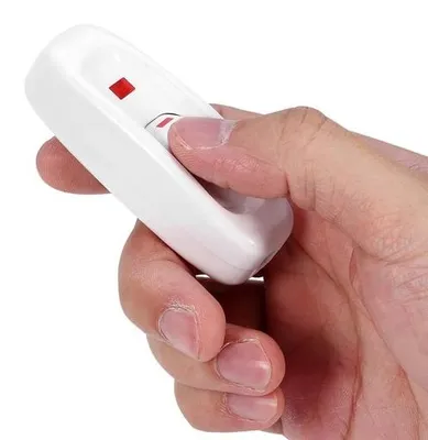 Produktbild von Bügel-Schalterschalter - Büroschalterschalter - Handlicher Kabelschalter - Lichtschalter - Weiß - 7 x 2.3 x 1.8 cm