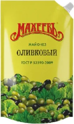 Produktbild von Macheew Maheev Mayonnaise mit Olivenöl 380g Махеев Майонез оливковый
