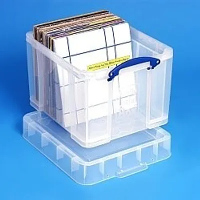Produktbild von Really Useful Box Aufbewahrungsbox 35 Liter XL transparent