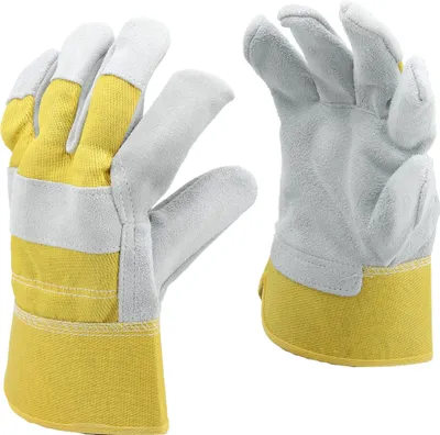 Obrázek produktu pro Pracovní rukavice přírodní kůže/bavlna velikost 10/XL
