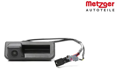 Image de Poignée de hayon avec micro-interrupteur en plastique noir METZGER pour AUDI Q5, entre autres