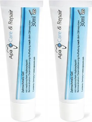 Produktbild von Apacare | Zahnpasta - Remineralisierungsgel - 2X 30 Ml - Zahnschmelzschutz - Kariesprävention - Empfindlichkeitsschutz