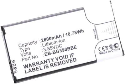 Zdjęcie produktu dla Bateria do Samsung EB-BG390BBE Li-Ion 3,85 V 2800 mAh czarna