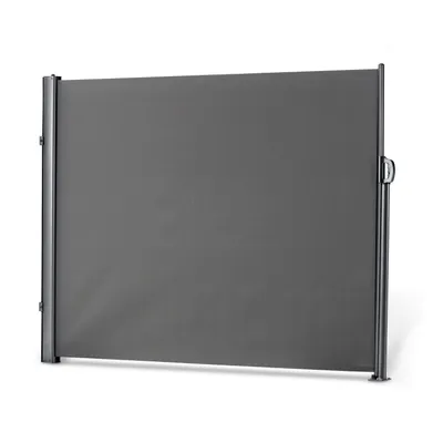 Produktbild von Leco ausziehbare Seitenmarkise, Aluminium-Stahlrohr-Mix anthrazit 160 x 300 cm (H x L)