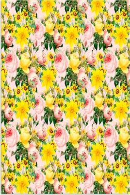 Produktbild von MuchoWow® Poster Blumen - Rosen - Farben 40x60 cm - Plakate für die Wand - Poster Babyzimmer