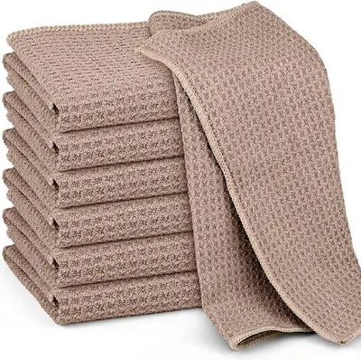 Produktbild von Famanu Mikrofasertücher Set – 6 Stück, plüschfrei, 400 g/m², ideal für Küche und Bad