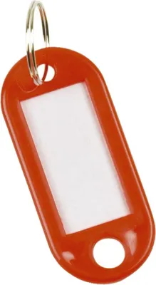 Image de Q-Connect® KF10870 Porte-clés - rouge, 10 pièces