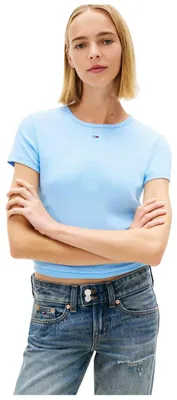 Produktbild von T-Shirt Tommy Hilfiger TJW SLIM ESSENTIAL RIB SS EXT für Damen