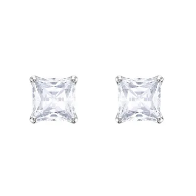 Image de Swarovski Boucles d'oreilles 5430365/5537868 Attract, blanc, rhodié