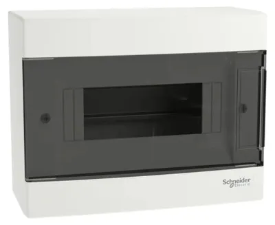 Image de Easy9 EU IP40 Boîtier pour montage en saillie EZ9EU-1-8-NT-T porte transparente 1/8