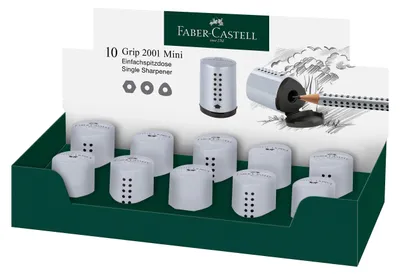 Produktbild von FABER-CASTELL Einfachspitzdose Grip 2001 Mini silber