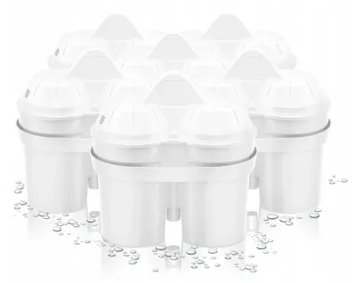 Image de Filtres à eau BWT pour eau adoucie et enrichie en magnésium (Mg2+) – lot de 6 filtres pour carafes