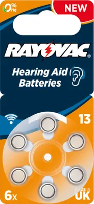 Produktbild von Energizer Energizer Zink-Luft-Knopfzelle, 1,4 V - 290 mAh, PR48 (Pack à 6 Stück)