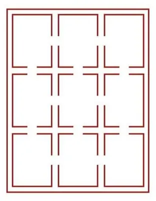 Produktbild von Lindner 2619 Münzbox-Rauchglas / dunkelrote Einlage für 9 Original-US-Münzkapseln (Slabs)