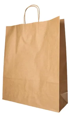 Zdjęcie produktu dla PAPSTAR 88412 PAPSTAR Papier-Tragetasche, 400 x 320 x 120 mm, braun