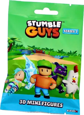 Produktbild von Stumble Guys 3D Sammelfiguren Serie 2 - Chrome Crystal Figur - 1 Tüte