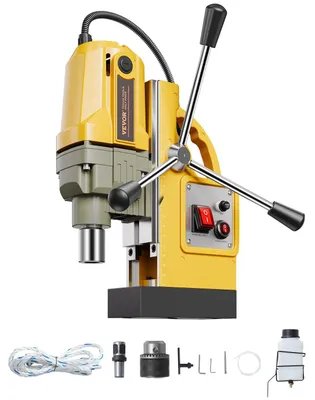 Obrázok produktu pre VEVOR Magnetická vŕtačka na jadrové vŕtanie 1400 W (priemer vŕtania 40 mm), 12 500 N, otáčky 800 ot./min, vhodná na kovové povrchy