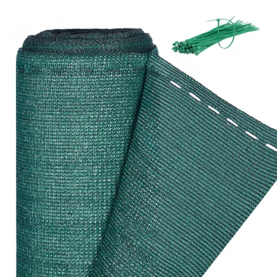 Obrázok produktu pre Plotová zástena Relaxdays, zástena na plot a balkónové zábradlie, HDPE tkanina, UV stabilizovaná, odolná voči poveternostným vplyvom, 1,2 x 30 m, zelená
