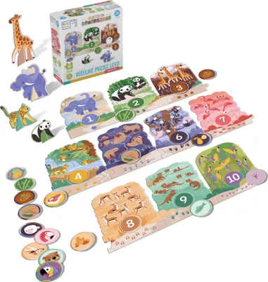 Obrázok produktu pre KukiKuk – Veľké puzzle loto Výlet do ZOO