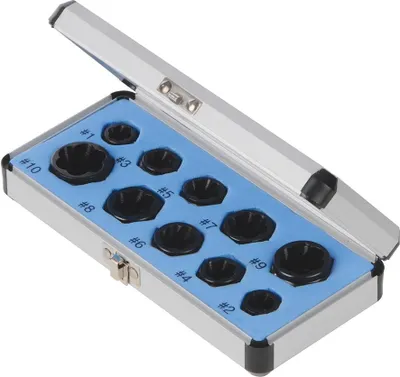 Produktbild von Silverline Schraubenausdreher, 10-tlg. Satz 10-tlg.