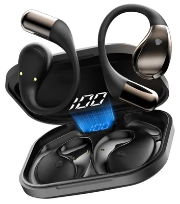 Zdjęcie produktu dla Słuchawki otwarte, Bluetooth, 6 sztuk, HiFi stereo z mikrofonem HD, czarne