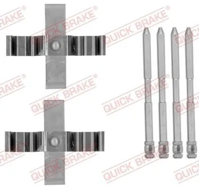 Obrázek produktu pro Sada brzdových destiček QUICK BRAKE 109-1801 pro kotoučové brzdy, zadní náprava, pro vozidla: BMW 1 (hatchback, E87), BMW 1 (hatchback, E81), BMW 1 (kabrio, E88), BMW 1 (kupé, E82)