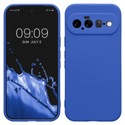 Produktbild von kwmobile Handyhülle für Google Pixel 11 Hülle - weiches Handy Silikon Case - Schutzhülle Cover - Baltik Blau