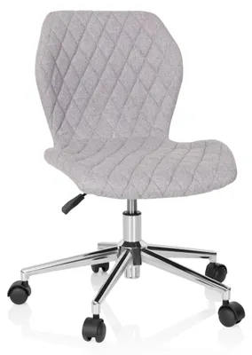 Produktbild von hjh OFFICE Kinderdrehstuhl JOY II Schreibtischstuhl für Kinder höhenverstellbar ohne Armlehnen Stoff