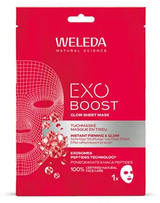 Produktbild von Exo Boost Glow Sheet Maske im Gesichtstuch 20 ml
