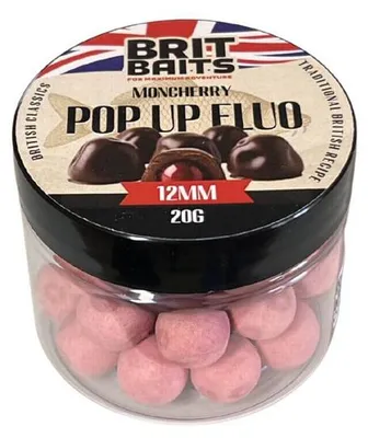 Produktbild von BritBaits Pop Up Fluo MonCherry 12mm