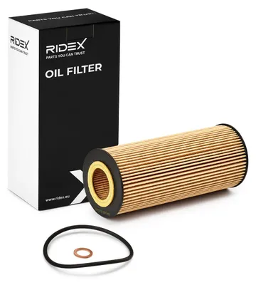 Produktbild von Ölfilter RIDEX 7O0054 Filtereinsatz für BMW 3 Touring (E91) 3 Limousine (E90) 3 Limousine (E46) 1 Schrägheck (E87) für AUDI A6 Avant (4F5, C6)