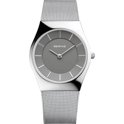Produktbild von BERING Damen Armbanduhr Slim Classic silber glänzend 11936-309