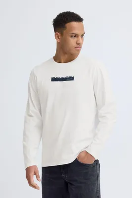 Produktbild von Blend BHKEMUEL Herren Longsleeve Langarmshirt Shirt 100% Baumwolle Regular Fit
