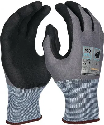 Immagine prodotto di Guanto da lavoro in schiuma di nitrile PRO FIT - confezione da 12, OEKO-TEX Standard 100, compatibile con touchscreen, guanto da assemblaggio, vestibilità ERGO-FIT - taglia 10