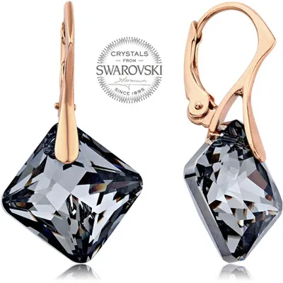 Produktbild von Pink Gold Plated Earrings with Princess Princess
