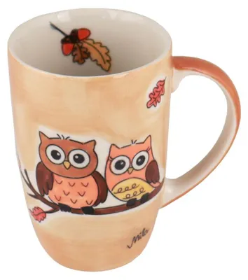 Produktbild von Mila Keramik-Designbecher Eulen Kuschelzeit | ca. 275ml