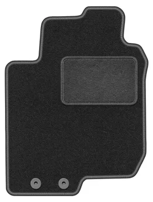 Productafbeelding van Velours bestuurdersmat voor Hyundai i30 I 2007-2012 (hatchback/stationwagen) – grafiet, op maat – Wielganizator LUX