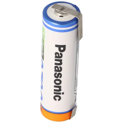 Zdjęcie produktu dla Akumulator Panasonic Mignon AA NiMH HR-3U 2700mAh z przylutowanym znacznikiem w kształcie litery U