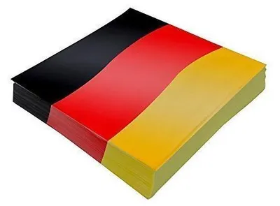 Produktbild von Servietten 3-lagig 33x33 cm Deutschland 20 Stück Papier Dekoration