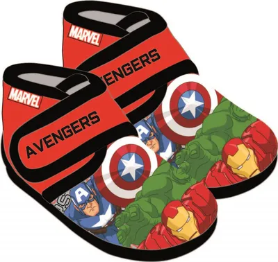 Produktbild von Avengers Roter geschlossener Hausschuh 24